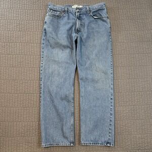 Levis 505‎ Jeans Men's 36x30 (35x29) Blue Regular Straight Medium Wash Denim Y2K
